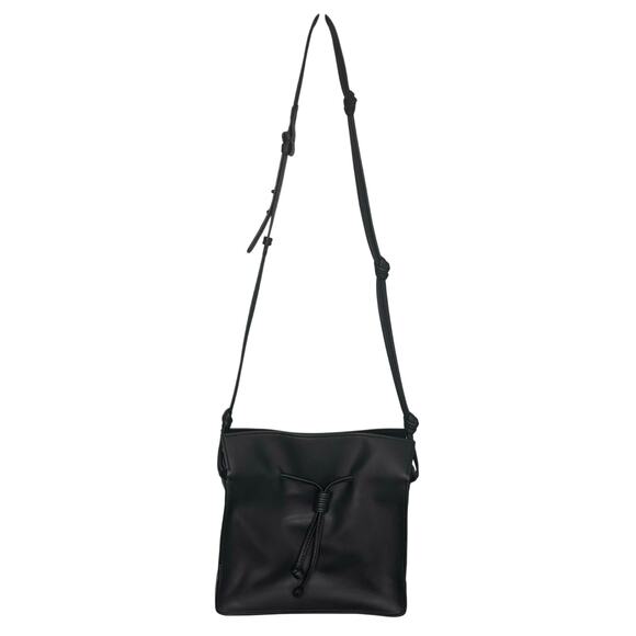 Von Holzhausen Shopper Crossbody Tote Technik Leather Black Small - Picture 8 of 14